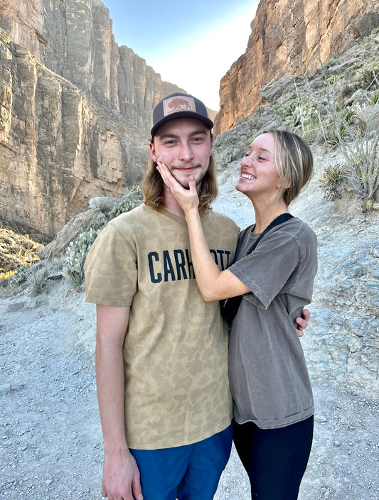 Post-proposal in Big Bend National Park